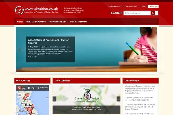 uktuition.org.uk site used Wisdom-responsive