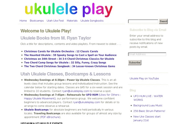 ukuleleplay.com site used NS Minimal