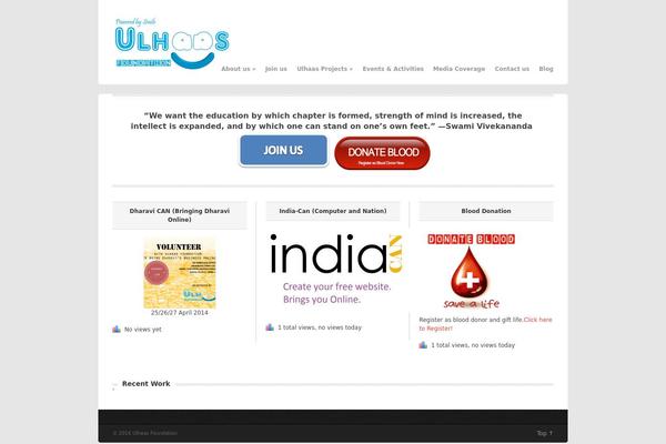 Bizz theme site design template sample