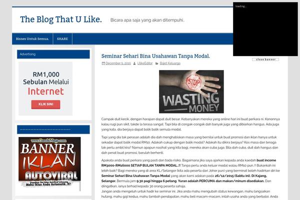 Site using Floating Banner Ad Rotator with Tracking plugin