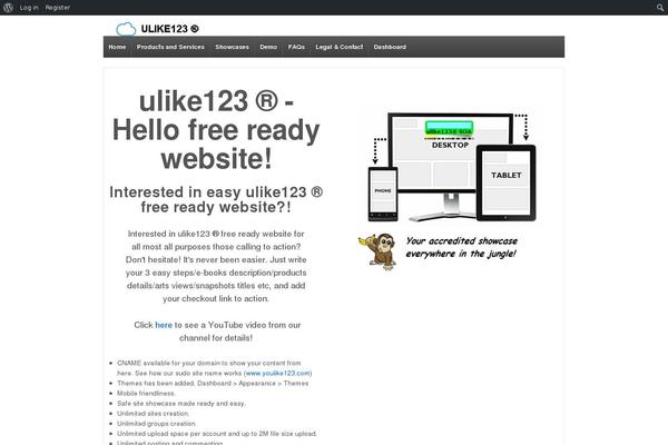 Responsive theme site design template sample