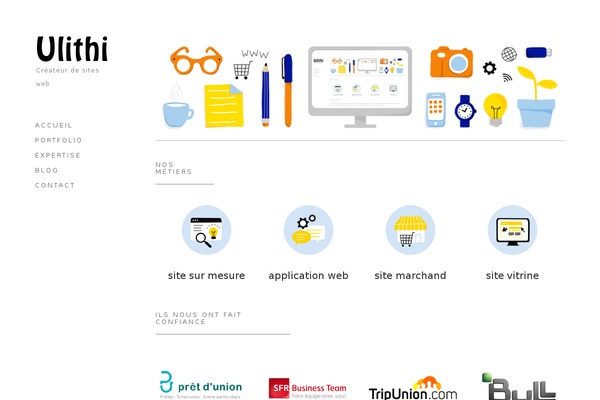 Nordic theme site design template sample