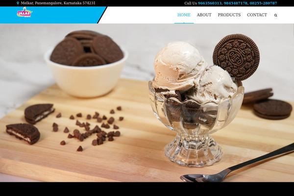 Begin theme site design template sample
