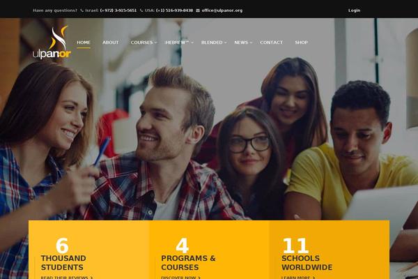 Eduma theme site design template sample