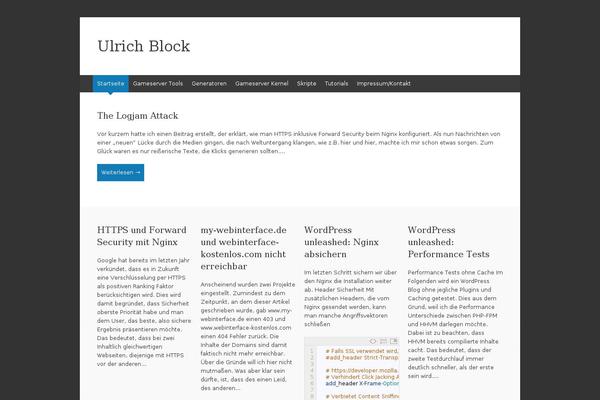 Expound theme site design template sample