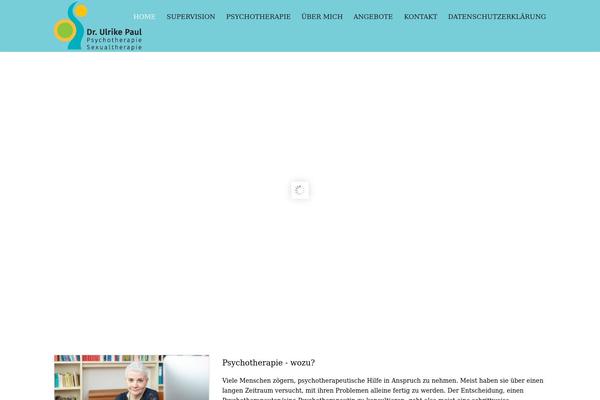 Psychiatrist-child theme site design template sample