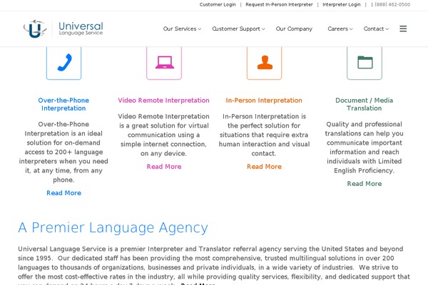 Satellite theme site design template sample
