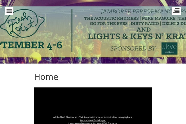 Eighties theme site design template sample