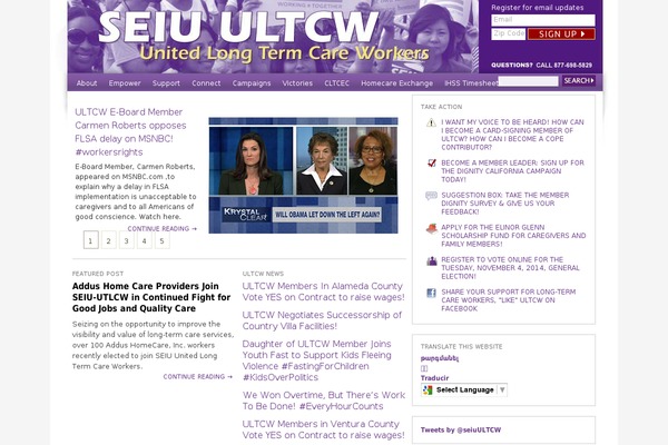 Site using Democracy plugin