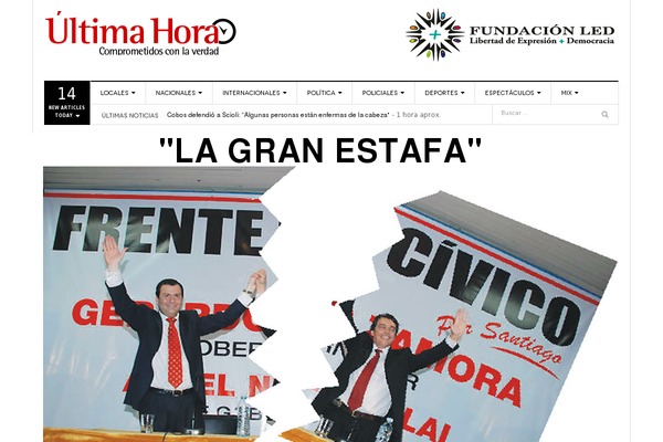 Herald theme site design template sample