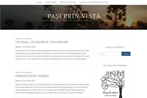 Blog Way theme site design template sample