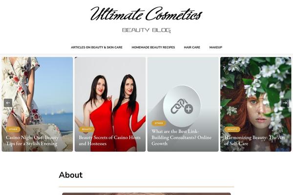 Blossom PinIt theme site design template sample