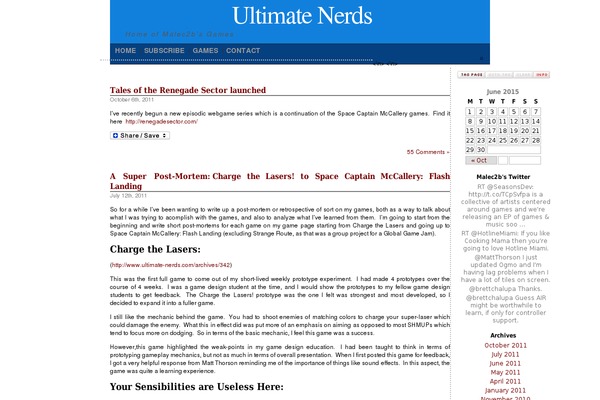 ComicPress theme site design template sample