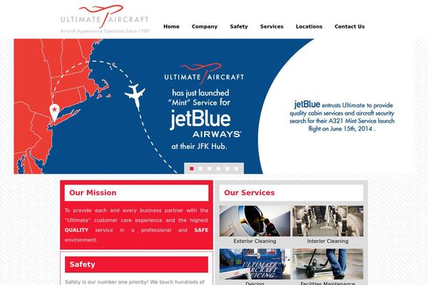 Ultimate theme site design template sample