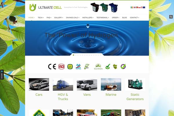 ultimatecell.ie site used Creatiz