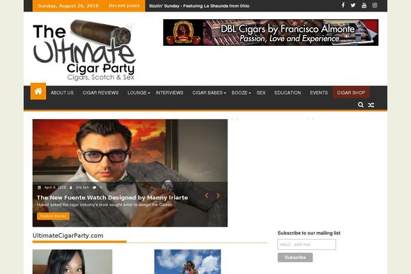 SuperMag theme site design template sample
