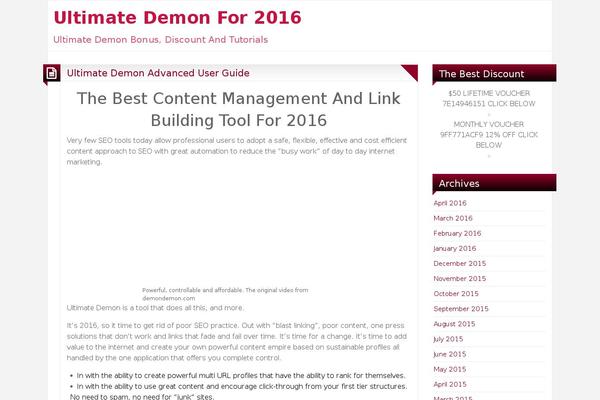 BlogoLife theme site design template sample