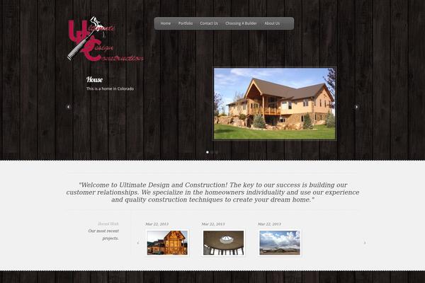 Feather theme site design template sample