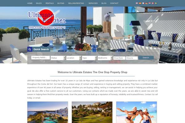 Site using Parallax Scroll plugin