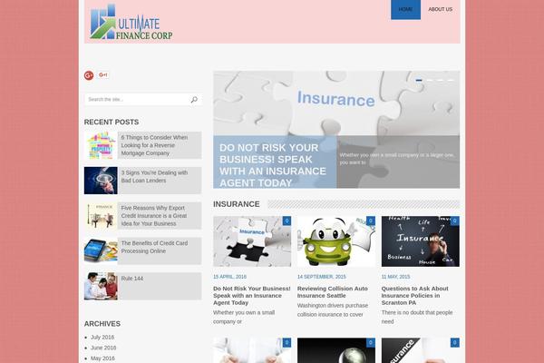 Daynight theme site design template sample
