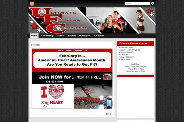 Graphene theme site design template sample