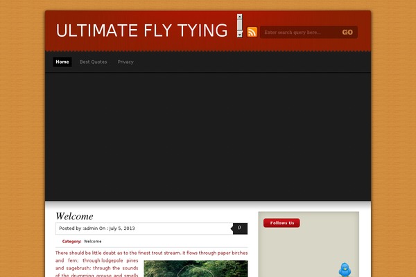 ultimateflytying.com site used papyrus