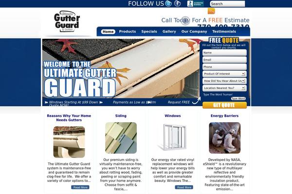 ultimategutterguard.com site used Taylorconstructions