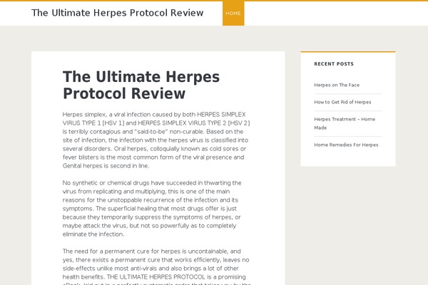 ultimateherpesprotocolreviewer.com site used Ignite