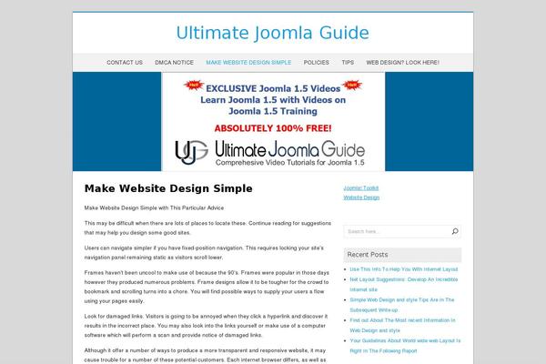 WinterDream theme site design template sample