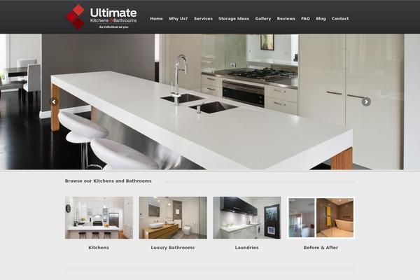 Mirage theme site design template sample
