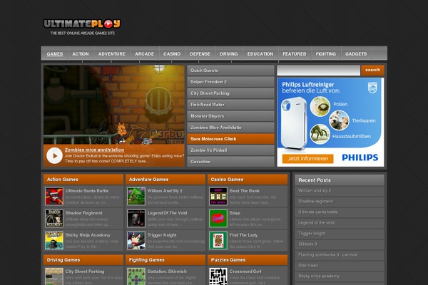 Monsterswpa theme site design template sample