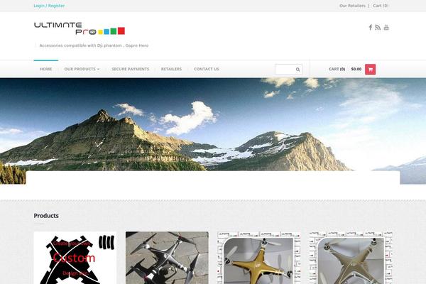 Webmarket theme site design template sample
