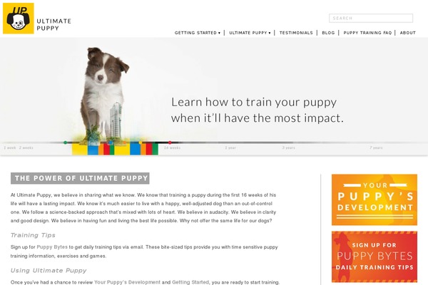 ultimatepuppy.com site used Ultimatepuppy