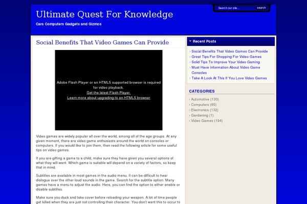 Flexibility3 theme site design template sample
