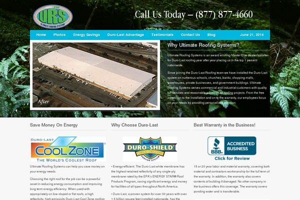 Metric theme site design template sample
