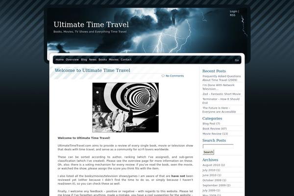 BlueMoD theme site design template sample