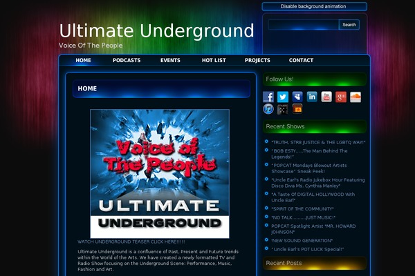 ultimateunderground.com site used KillerLight
