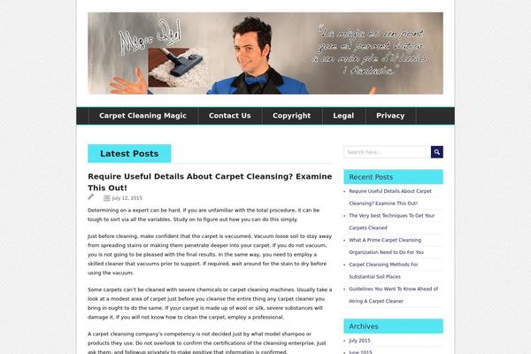 BrightNews theme site design template sample