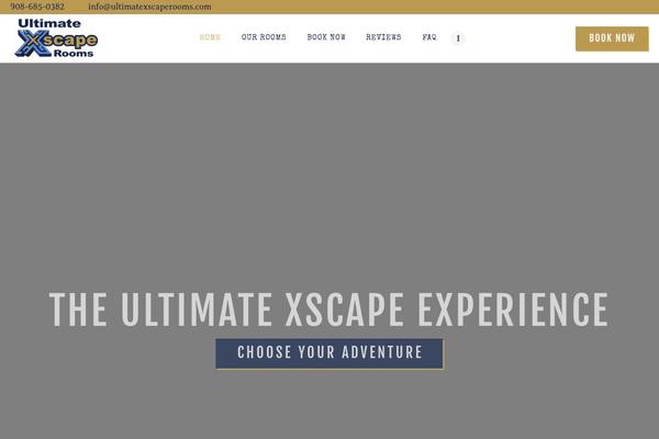 Exit-game theme site design template sample