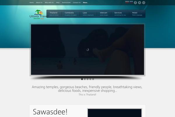 Options theme site design template sample