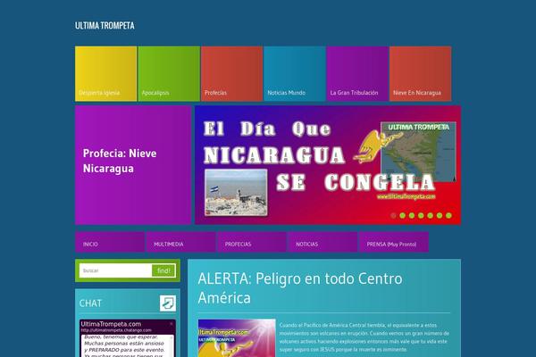 Metroblog theme site design template sample