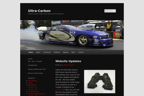 ultra-carbon.com site used Twenty Eleven
