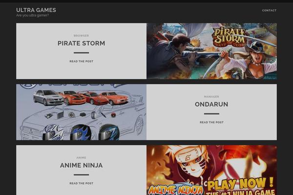 Tracks theme site design template sample