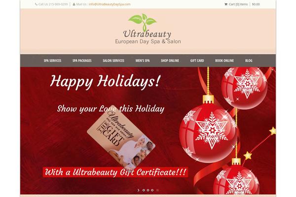 Dream Spa theme site design template sample