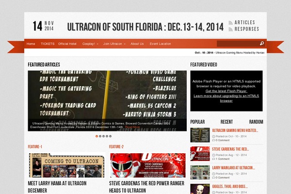 Reporter theme site design template sample
