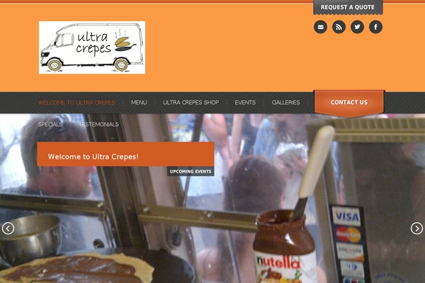 Bistro theme site design template sample