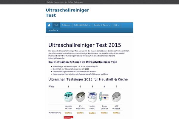 ultraschallreiniger-test.de site used iFeature Pro 5