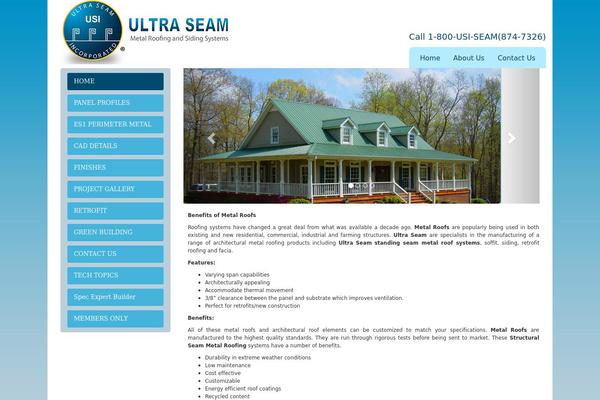 Ultra theme site design template sample