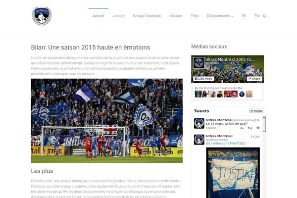 Ample theme site design template sample