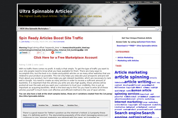 Site using cTabs plugin